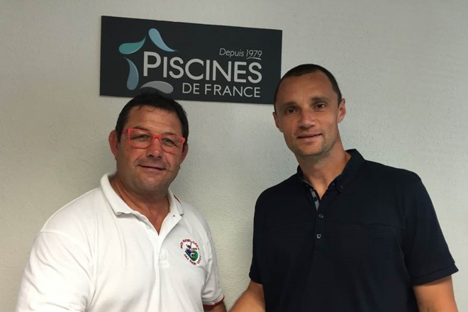 Jean-Pierre Marcati, Président de Piscines de France et David Fontaine