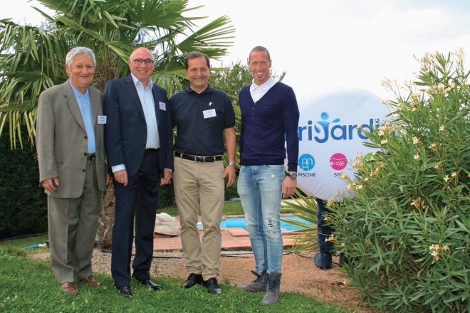 Yves Allibert PDG et membres du groupe Irrijardin