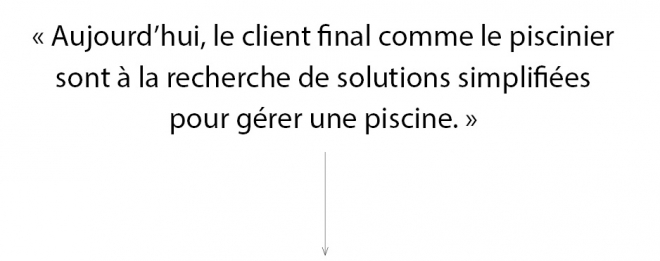 client et piscinier