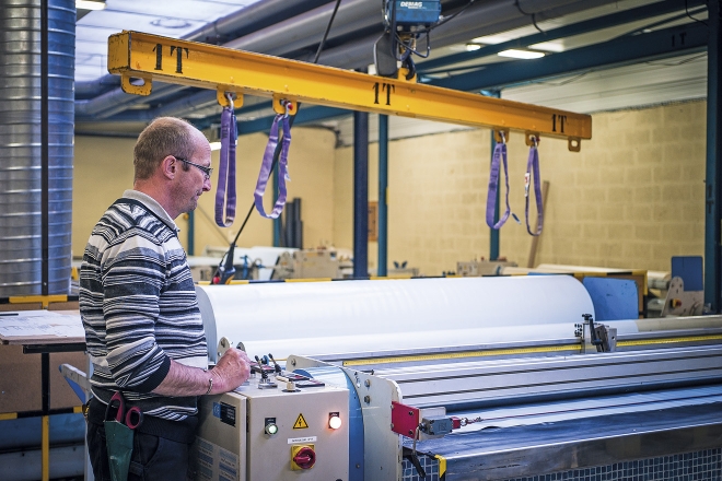 rouleau pvc machine