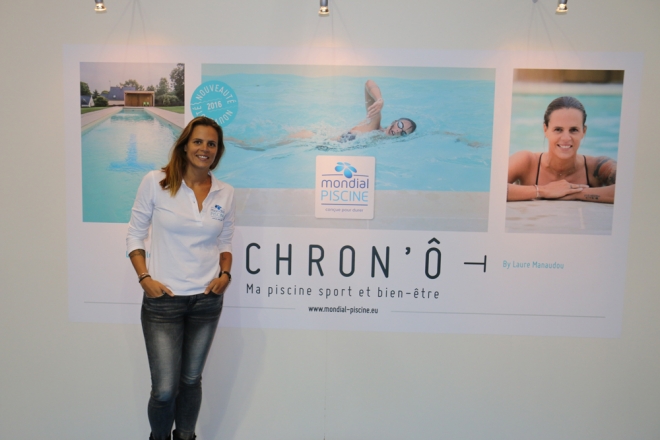 Laure manaudou égérie mondial piscine