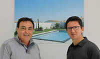 Bernard TERRIGEOL & Emmanuel DARTEVELLE, Piscinalis, réseau Caron Piscines