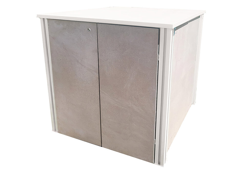 ABPOOL Le local technique blanc beige acc