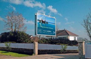 affiche publicitaire aqua system