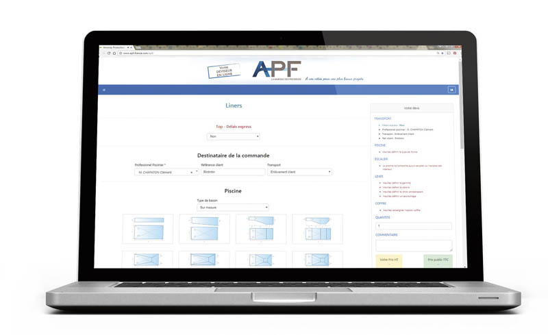 APF-Montage commande en ligne