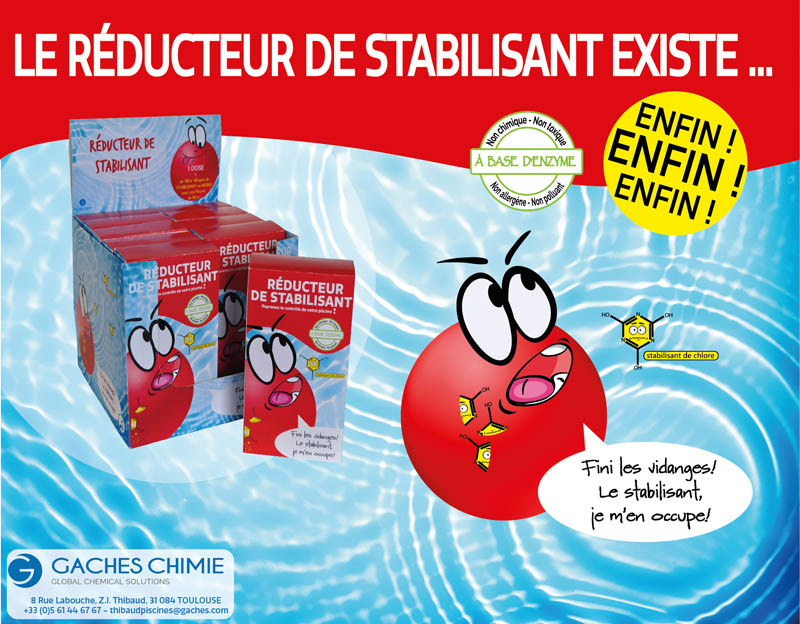 gâches chimie reducteur de stabilisant