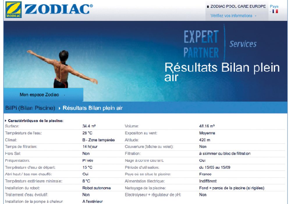 outils d'aide à la vente piscine