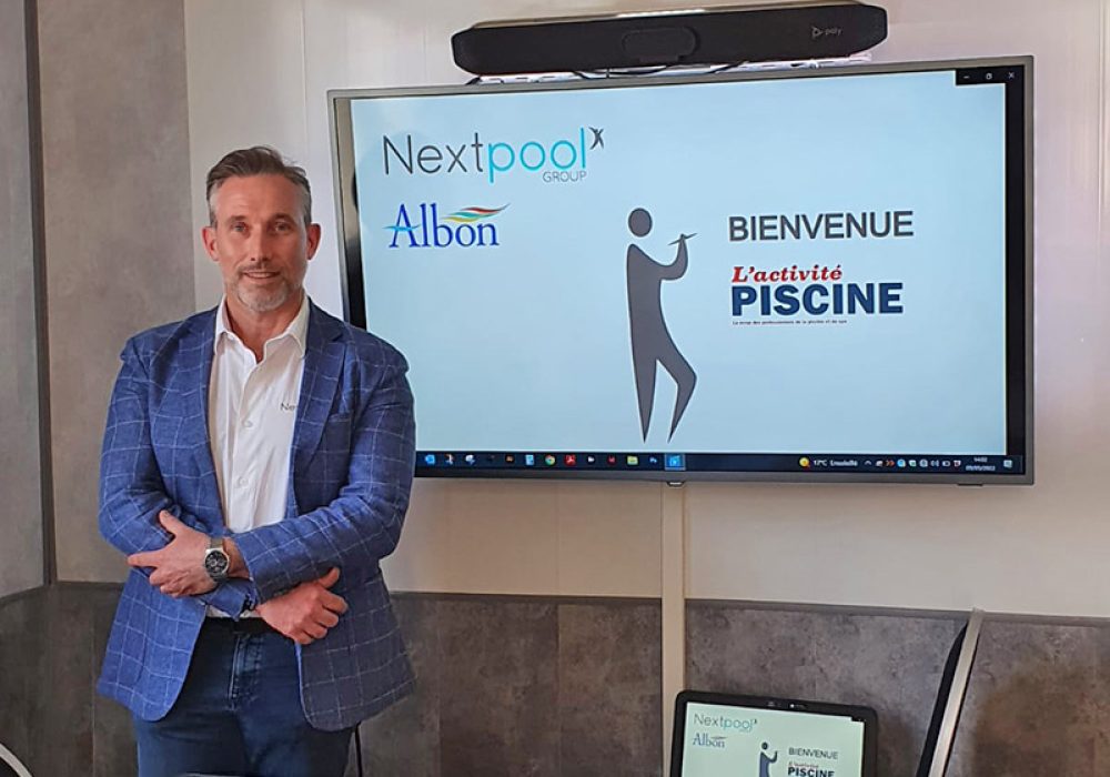 Albon Gérald Noiret, responsable de deux sites du groupe Nextpool, Albon et Albigès, depuis octobre 2019