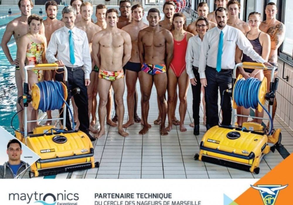 Maytronics partenariat Le Cercle des Nageurs de Marseille
