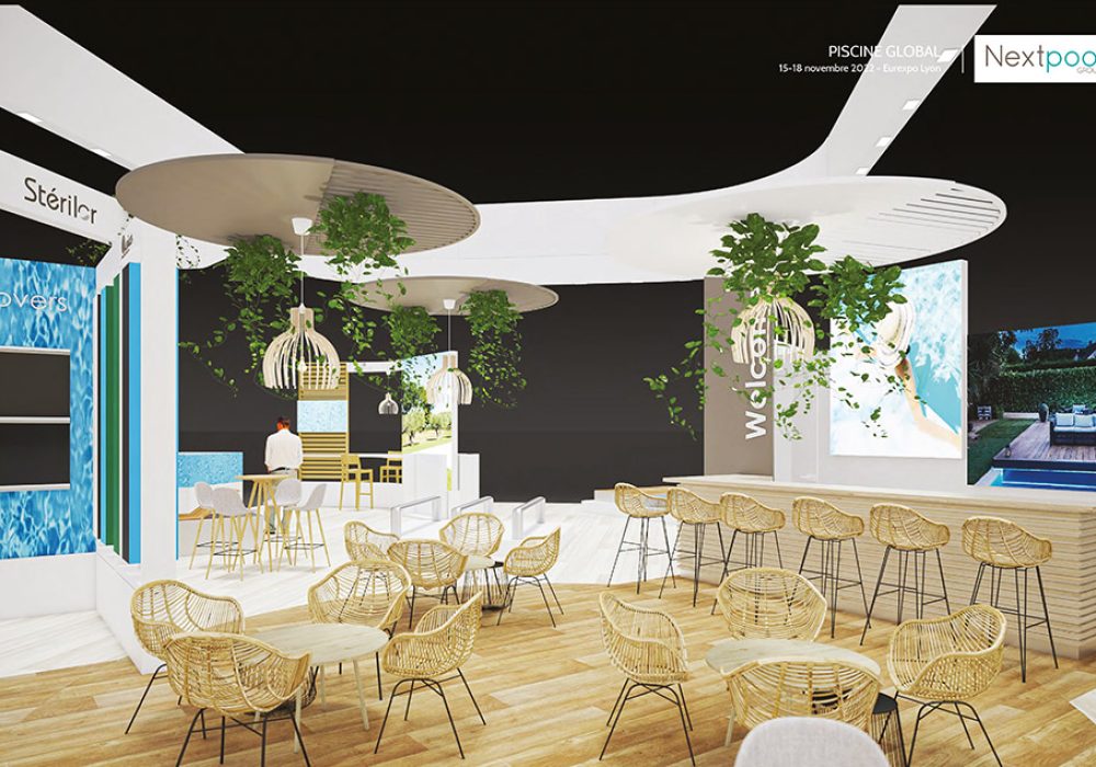 NEXTPOOL_Piscine Global 2022_vue stand interieure