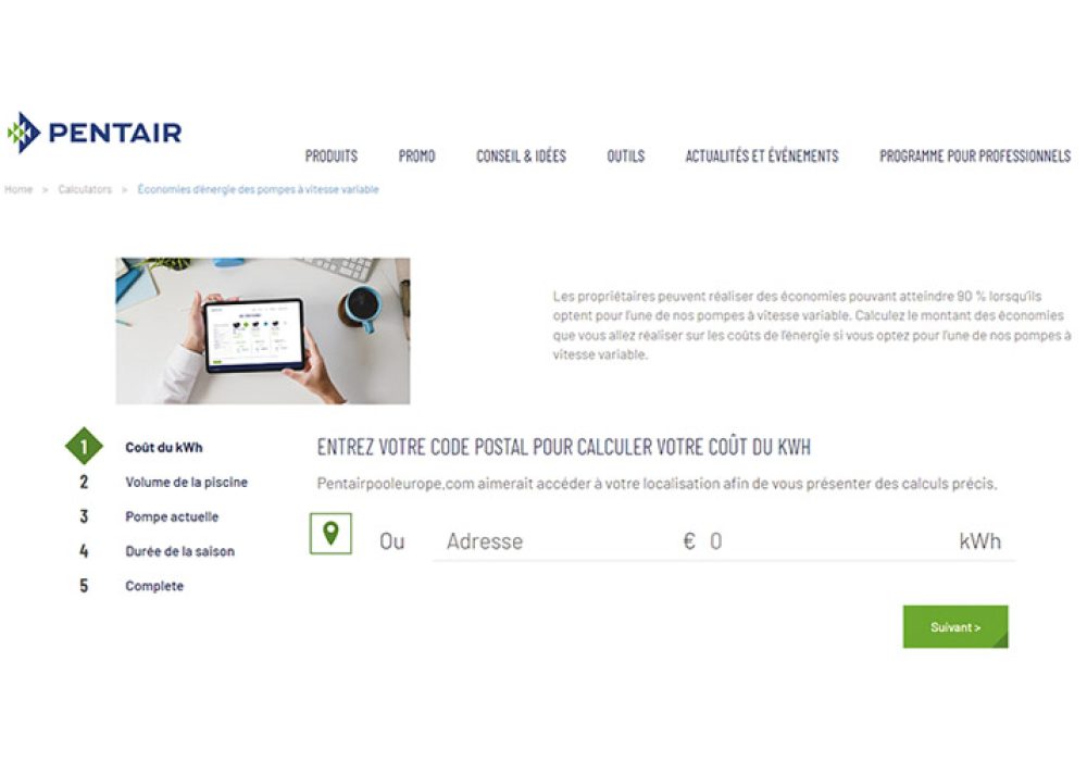 Pentair calculateur 202206 acc