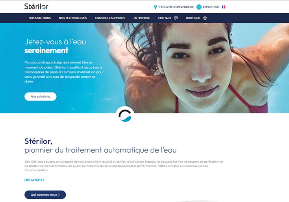 Stérilor Ecran accueil 202304ACC