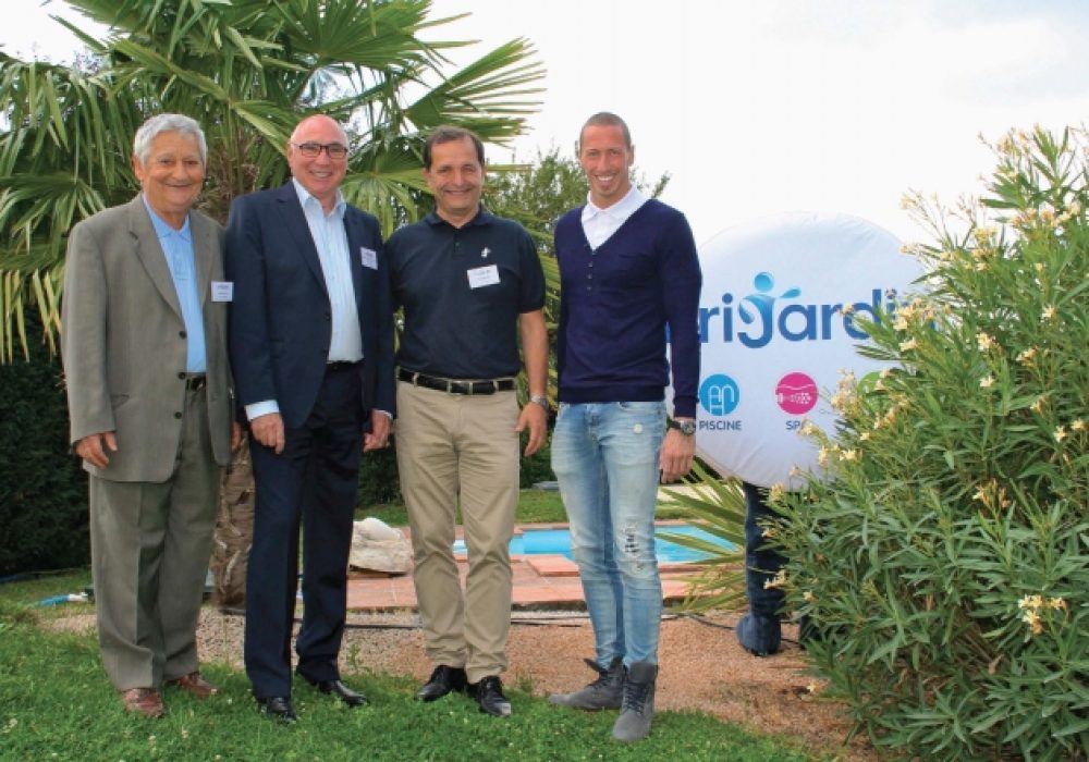 Yves Allibert PDG et membres du groupe Irrijardin