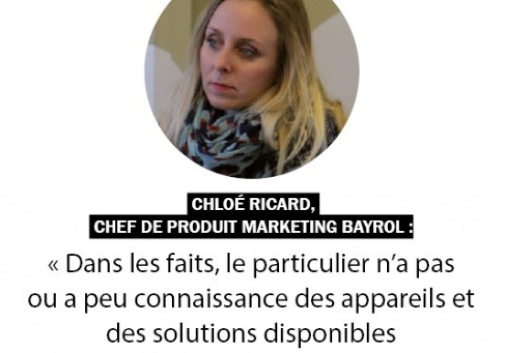 chloé Ricard chaef de produit marketing bayrol