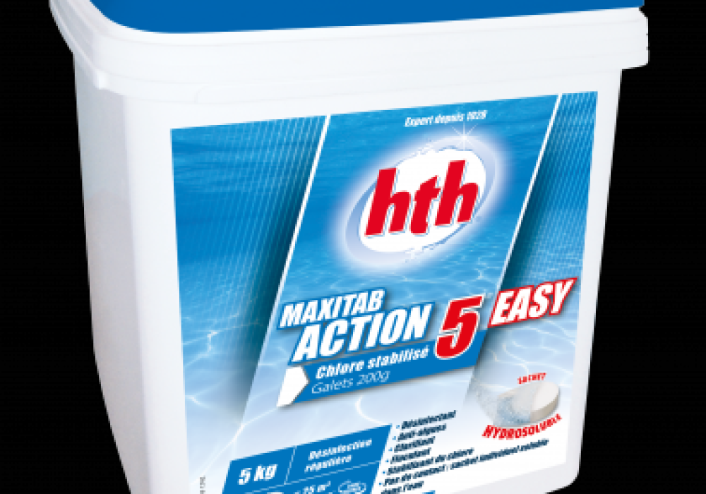 galet de chlore multifoction hth maxitab action 5