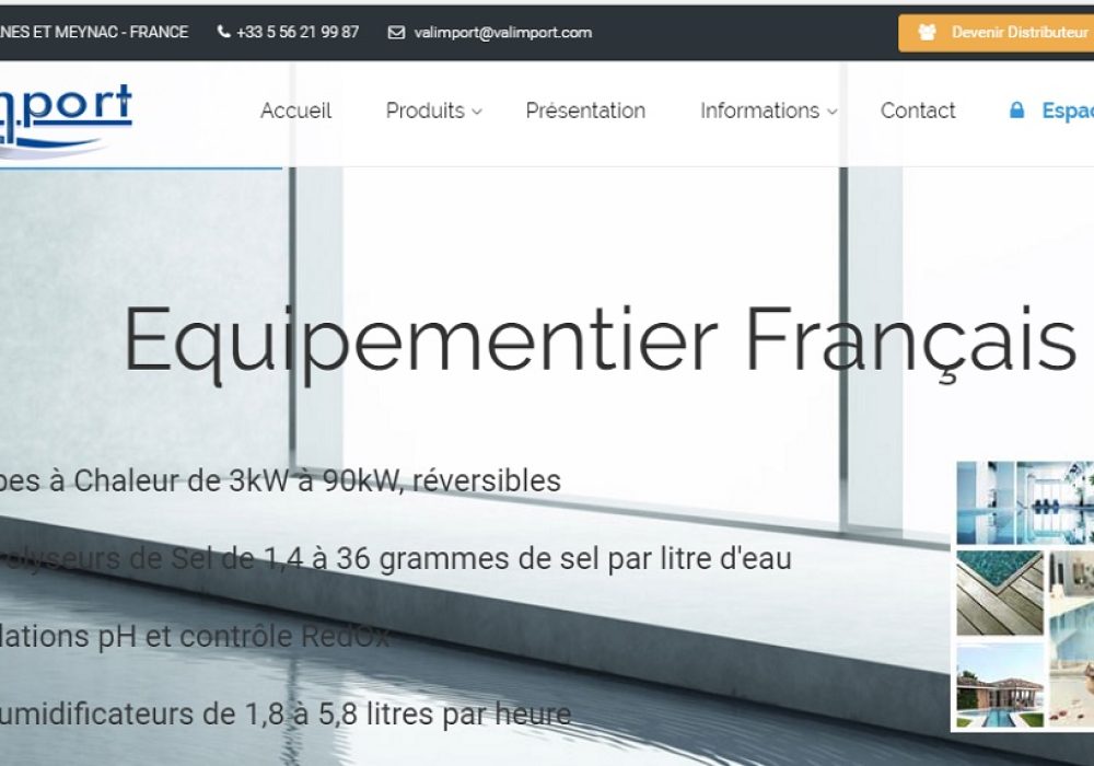 site internet valimport