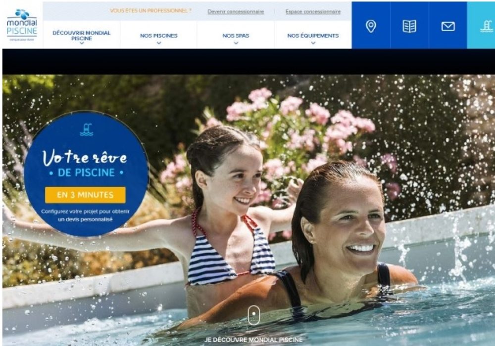 site web Mondial Piscine