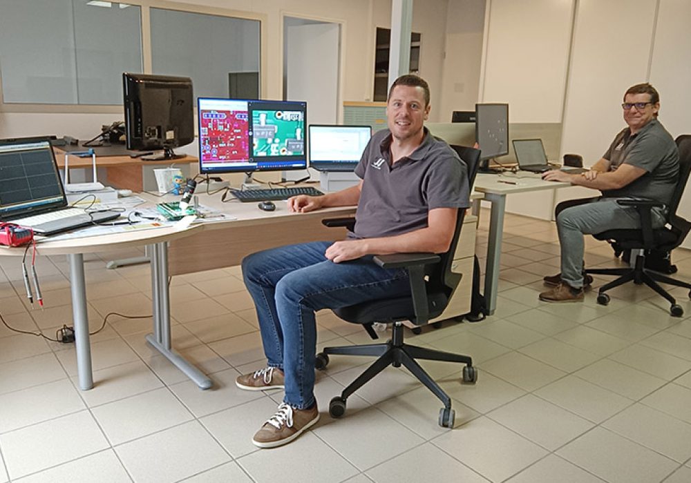 Grégory Santoul (Responsable du Bureau d’étude) et Laurent Gros (Directeur général)